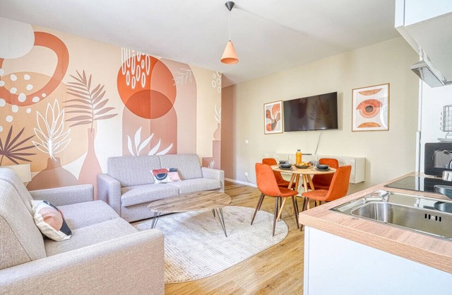 Fully-equipped apartment 5 minutes from Paris