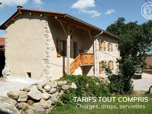 Gîte de campagne avec terrasse et jardin, animaux acceptés - FR-1-496-290