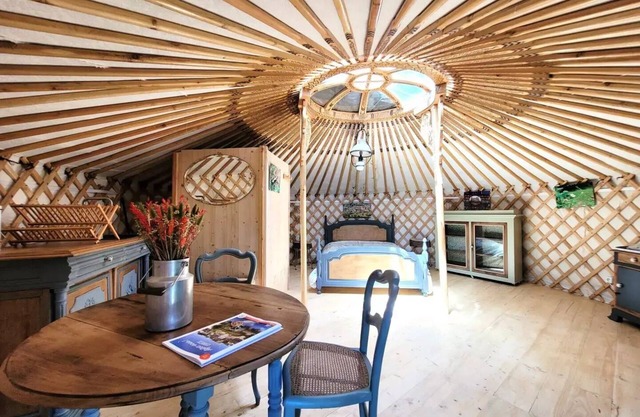 Gîte de France The joulebois yurt - Gite de France 2 people