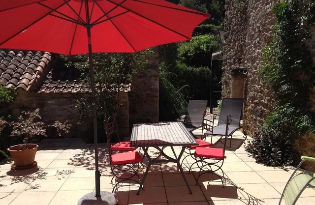 Garden-level apartment with large terrace