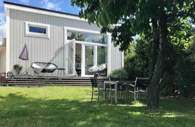 Garden view by lake - near nature, city & airport