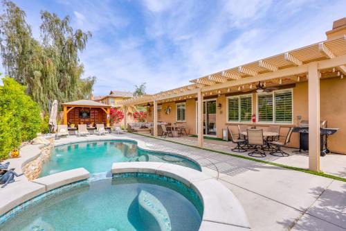 Gazebo and Putting Green Serene Indio Getaway