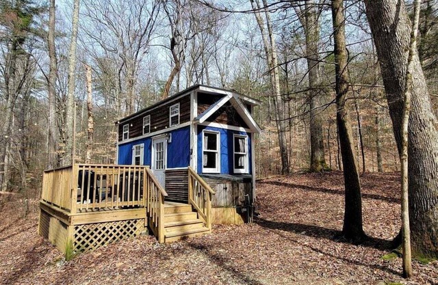 Georgia Glamping Escape for Two in this Lovely Tiny House in Suches