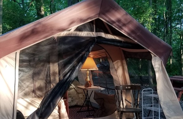 Glamping Tent in the Woods