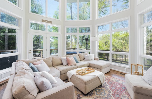 Gorgeous Waterfront Retreat with Private Dock & 6 Wooded Acres
