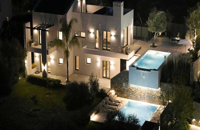 Gorgeous Crete Villa | 4 Bedrooms | Villa Psínthos | Terrace with Two Private.