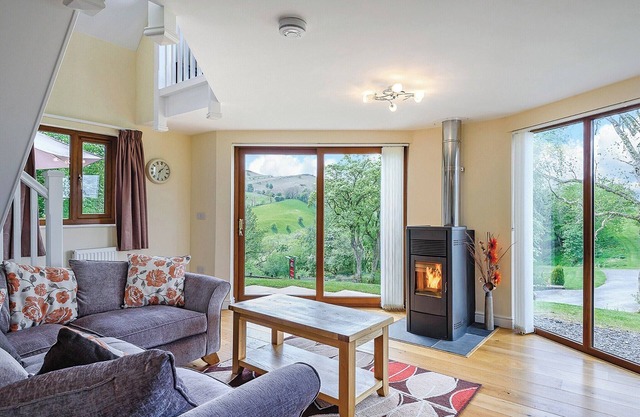 Gorgeous open plan two storey lodge.