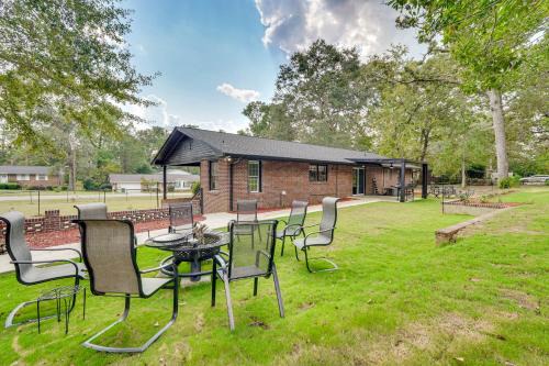 Group Getaway with Fenced Yard and Pool Table in Wrens
