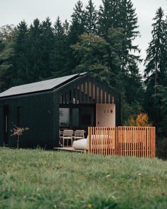 Hapfn Tiny House am Aichberg mit Hot Tub und Blick ins Grüne