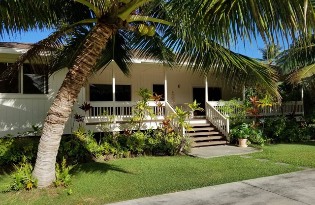 Hawaiian plantation-style home, perfect for families.