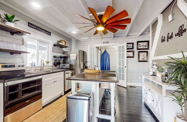 Historic dog-friendly home with luxury design, centralized location, & amenities