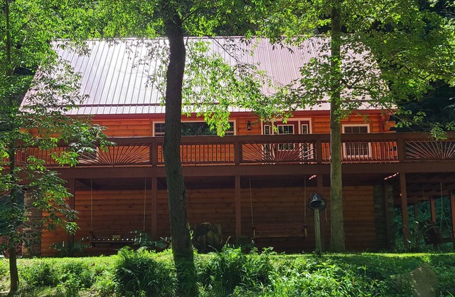 Hocking hillsnLogan OhionA birds eye view cabin rentals