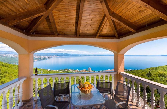 Holiday apartment with panoramic sea views