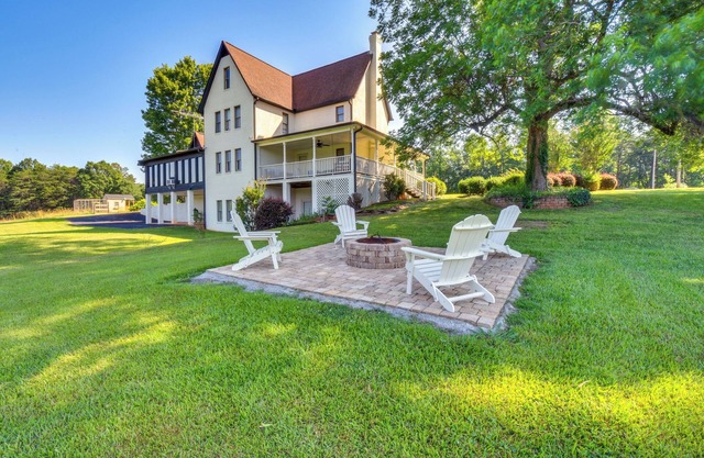 Home w/Fire Pit on 27 Acres in Walhalla!