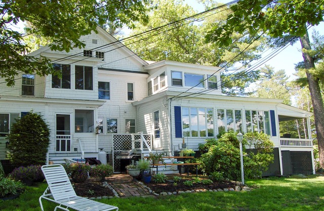 Hotel-style room at Sebago Lake Lodge w/kitchenette, WiFi, & lake access