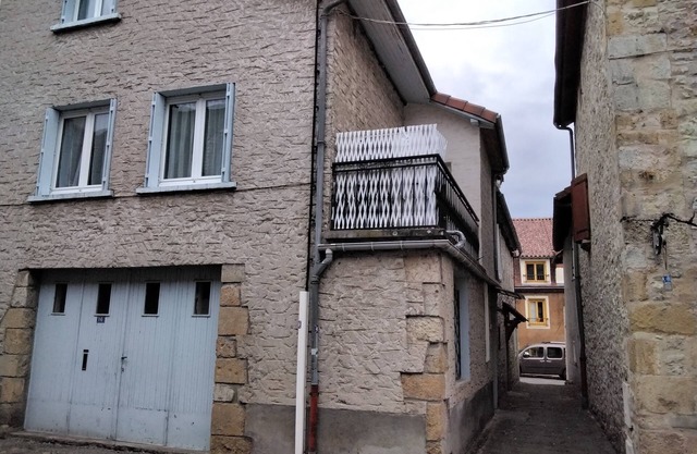 house in picturesque village