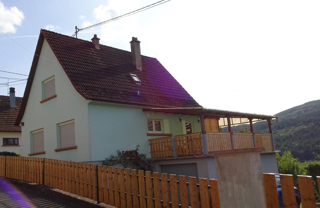 House on the heights, open views, at the start of hiking trails