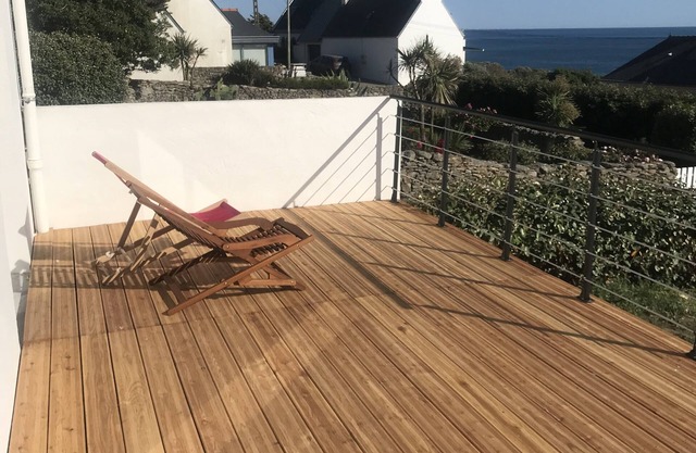 House with sea view and walking distance to the beach, Plozévet, Finistère, Brittany