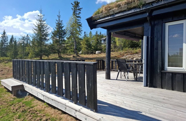 Hytte Midt i Smørøyet på Lifjell med Sauna og 4 Soverom