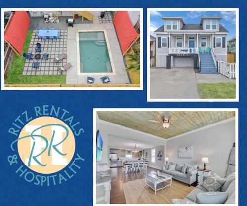 Island Time with Heated Pool Walk to Beach and Pleasure Pier