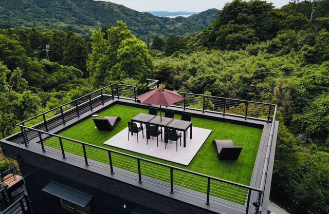 Itoshima at the foot of the sky! Rooftop panorama Open-air bath Sauna with spectacular view BBQ Pets allowed 16 people 5 parking spaces Miraculous view