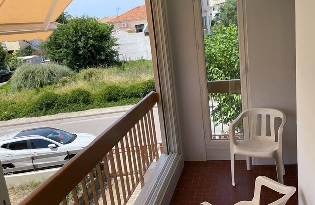 Joli 4 Couchages à quelques pas de la Plage et des Commerces , Climatisation , Parking