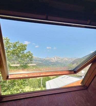 joli studio vue montagne