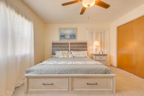 King size bed, private bathroom, flat TV