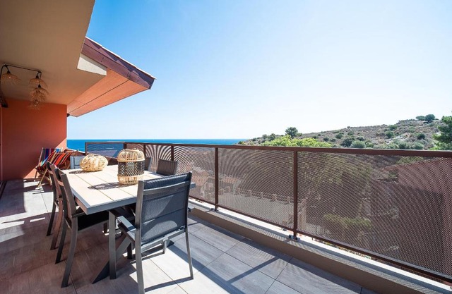 L'Escale de Collioure - Climatisé, parking privé sécurisé, vue mer