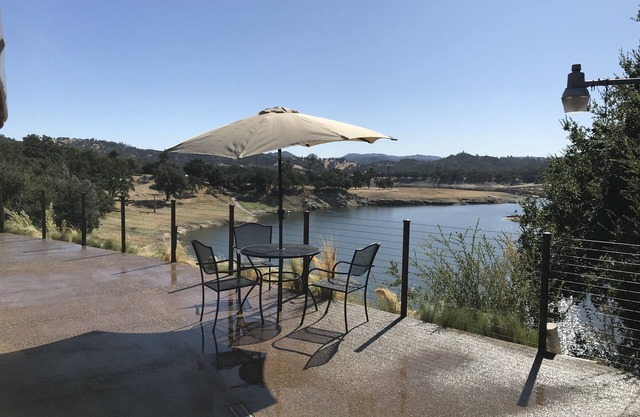 Lake front home private dock