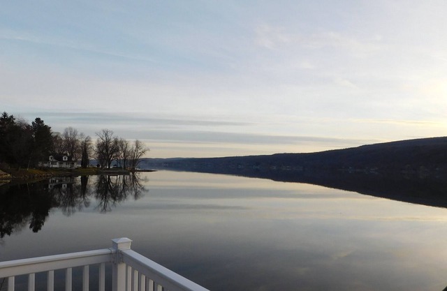 Lakefront, family friendly home with beautiful lake frontage; unobstructed views
