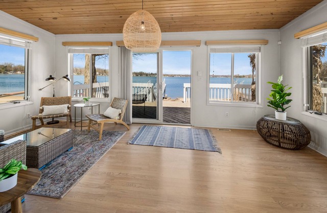 Lakefront Oasis with private beach and dock in Southwest Michigan!