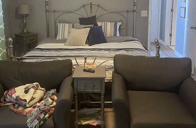 Large private room and private bathroom enter through our front door quite clean