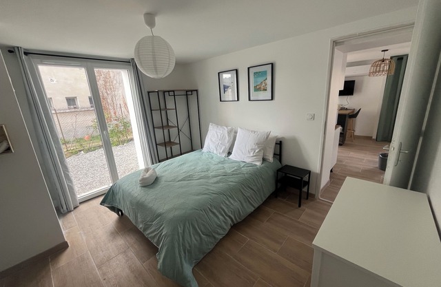 Le happynous cosy, air-conditioned, wifi, private parking