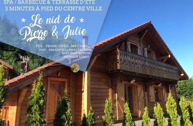 ⁂ LE NID DE PIERRE & JULIE [CLEDICIHOME] 2 pas du centre ville/SPA & TERASSE AMENAGEE ⁂