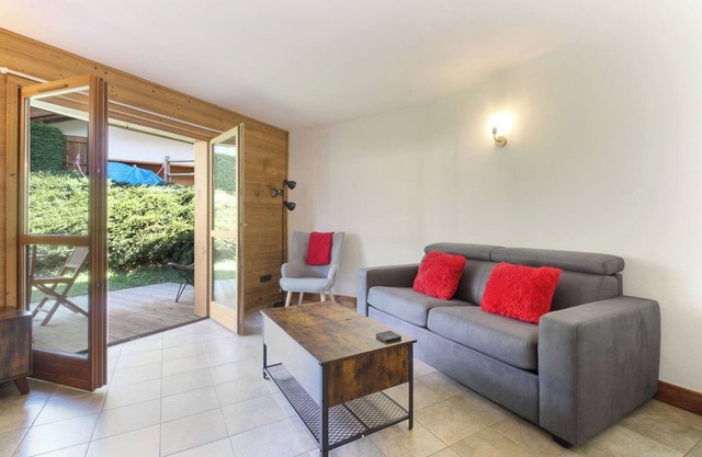 Les Granges - Terrasse - Vue Mont.Blanc