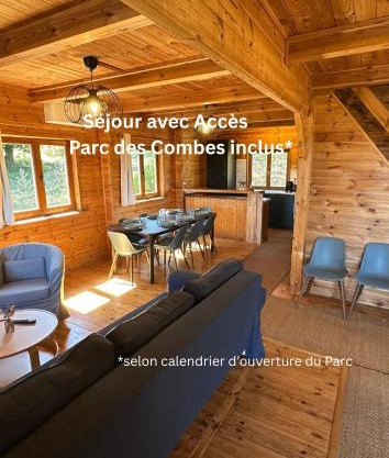 Lodge du Parc des Combes avec Accès Parc inclus