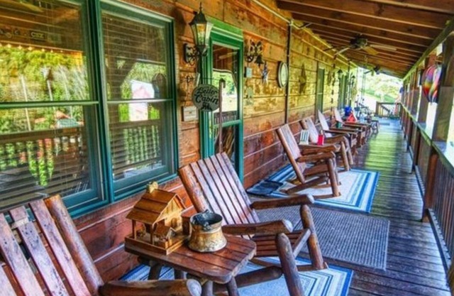 Log Cabin at the Twisted River