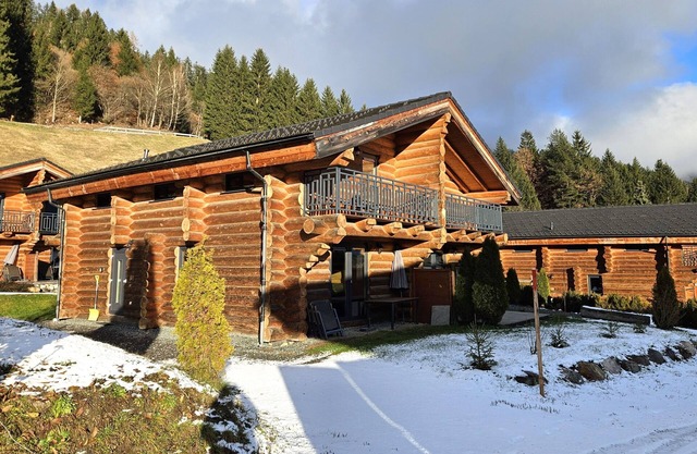 Log house near top ski resort