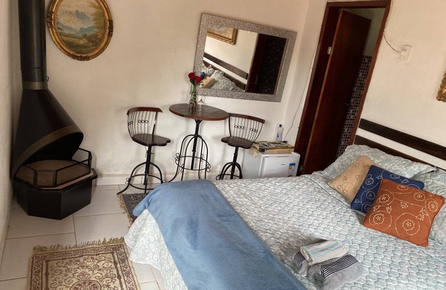Lovely place, suite with fireplace.