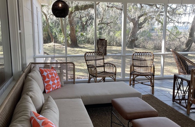 Low Country Living at its best in Coffin Point Cottage on the water