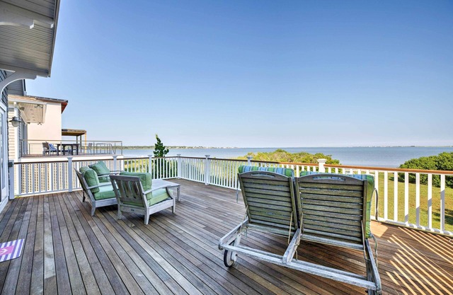Luxe Waterfront East Quogue Home w/Beach On-Site!
