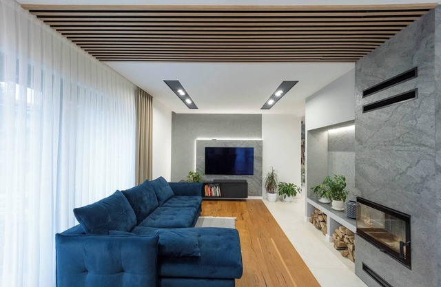 Luxurious villa with pool near Energylandiai