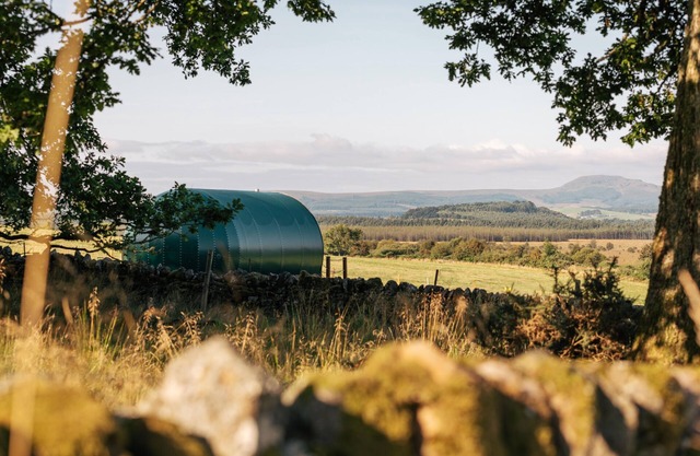 Luxury glamping pods with stunning views of the Scottish Highlands.
