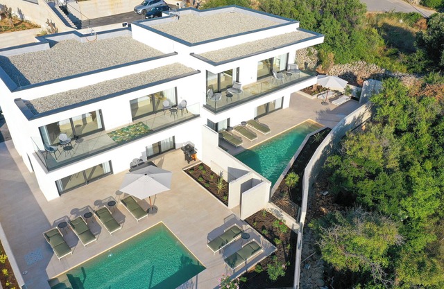 Luxury Villas Sunrise & Sunset with two private heated pools