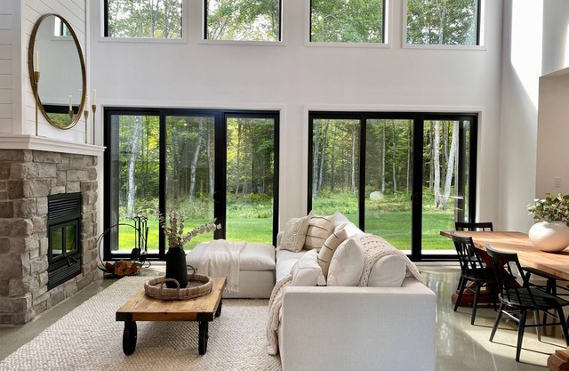 Magnificent home nestled in the forest !
