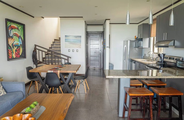 Marisol: Private 2 Bedroom/2.5 Bath Ocean View Condo in Dominical w/Pool Access