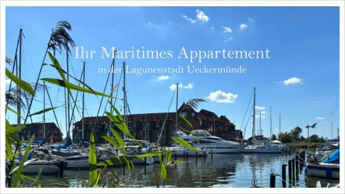 Maritimes Apartm im Yachthafen der Lagunenstadt Ueckermünde