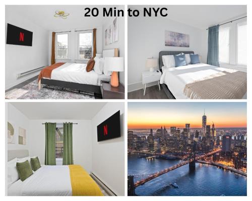 Modern 3BR Stay - Up to 7 Guests - 20 Mins to NYC