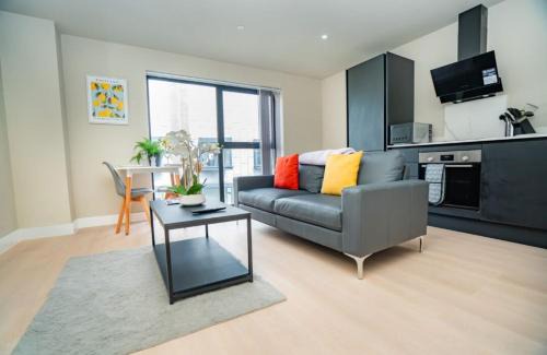 Modern & Bright 1 Bed Apartment in Birmingham